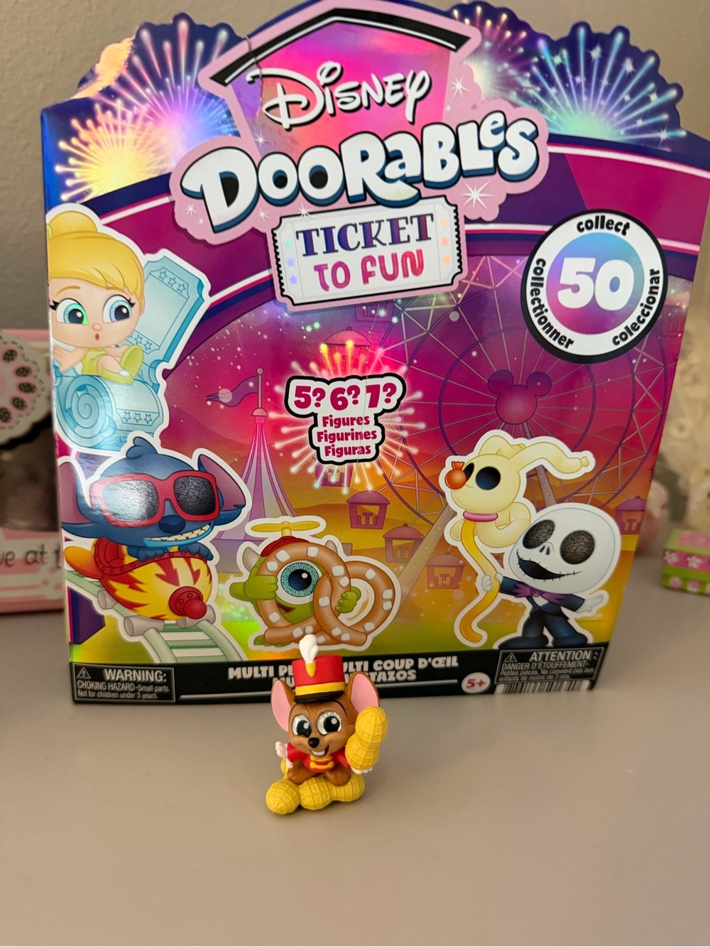 Disney Doorables Ticket to Fun Timothy Dumbo Festival Foodies Common